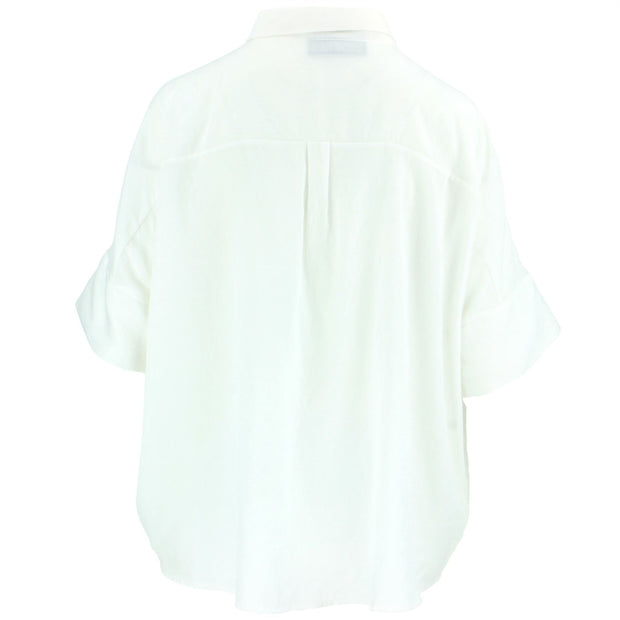 Woven Blouse Shirt - White