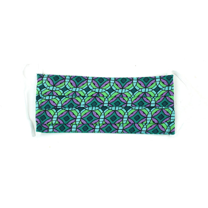 100% Cotton Handmade Pleated Face-Mask