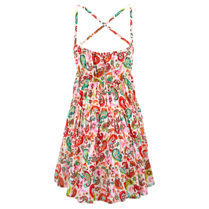 Tier Drop Summer Dress - Vibrant Paisley