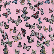 Shirred Super Top - Pink Butterfly