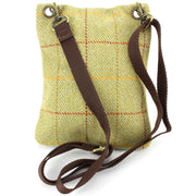 Small Tweed Cross Body Shoulder Bag Handbag - Light Green