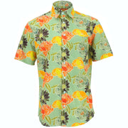 Regular Fit Short Sleeve Shirt - Polka Floral