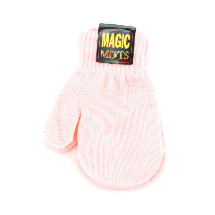 Magic Gloves Stretchy Mittens - Baby Pink