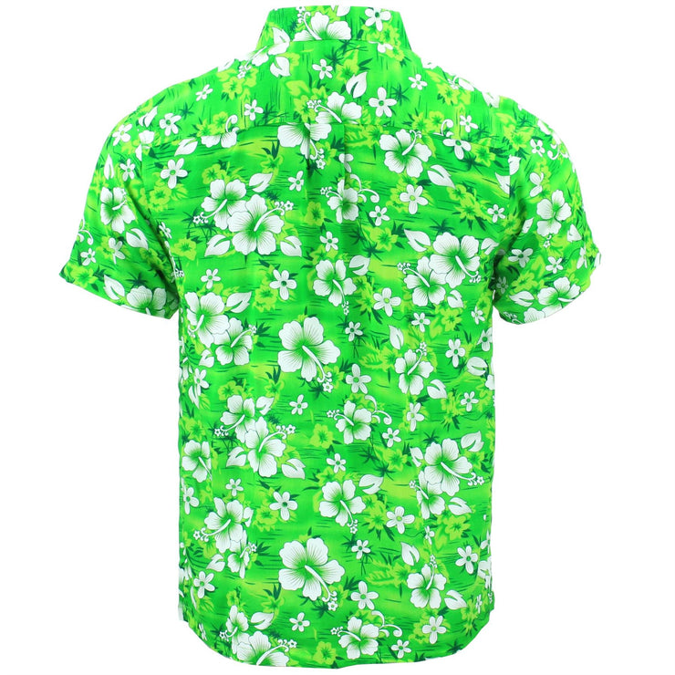 Short Sleeve Hawaiian Shirt - Green