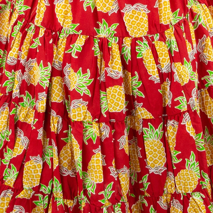 Tier Drop Summer Dress - Pineapple Punch