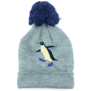 Childrens Arctic Character Beanie Hat - Penguin
