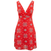 Crossover Dress - Red Orient