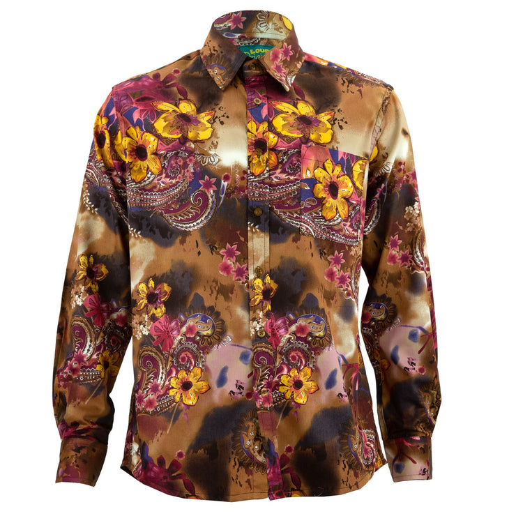 Regular Fit Long Sleeve Shirt - Paisley Floral