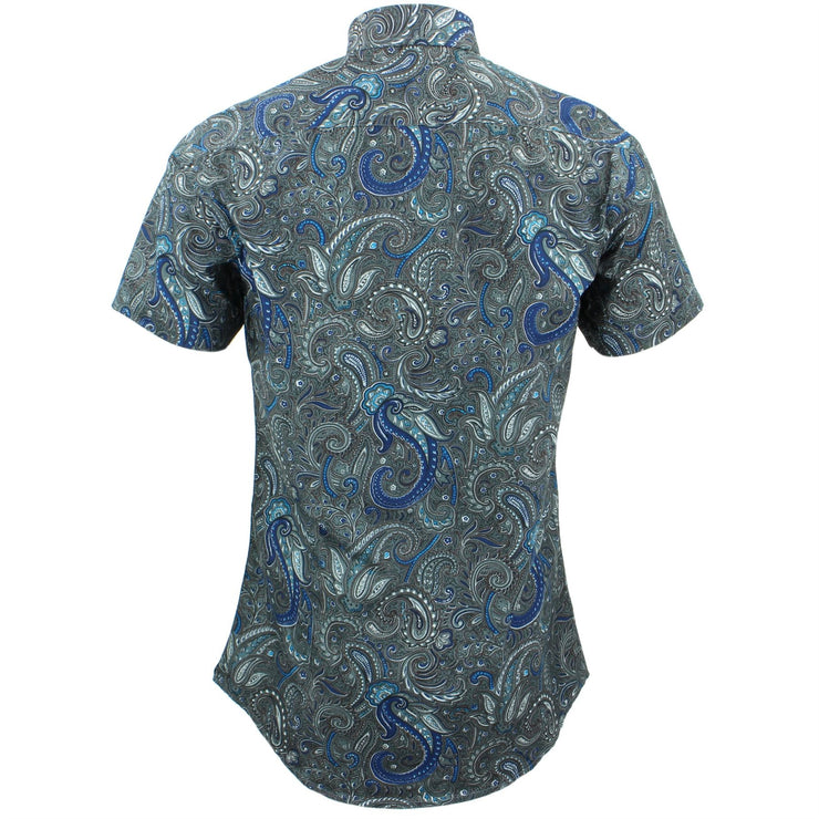 Tailored Fit Short Sleeve Shirt - Floral Paisley