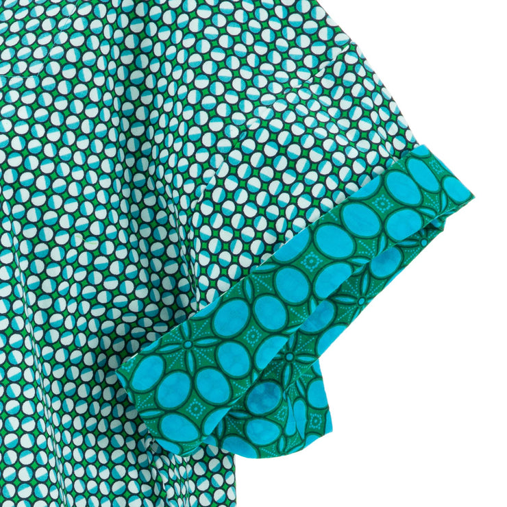 Modern Kimono Pocket Dress - Green Eclipse