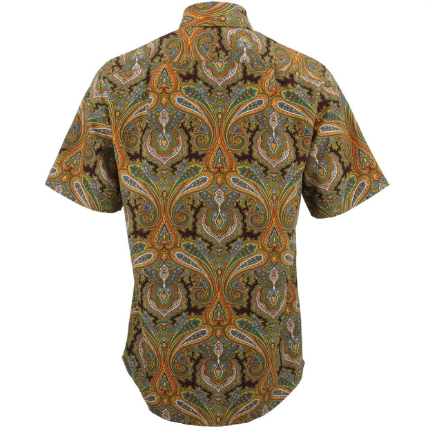 Regular Fit Short Sleeve Shirt - Oriental Paisley