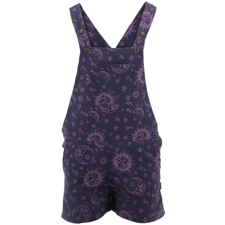 Short Dungarees - Purple
