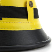 Combat Novelty Festival Helmet with Goggles - Yellow & Black
