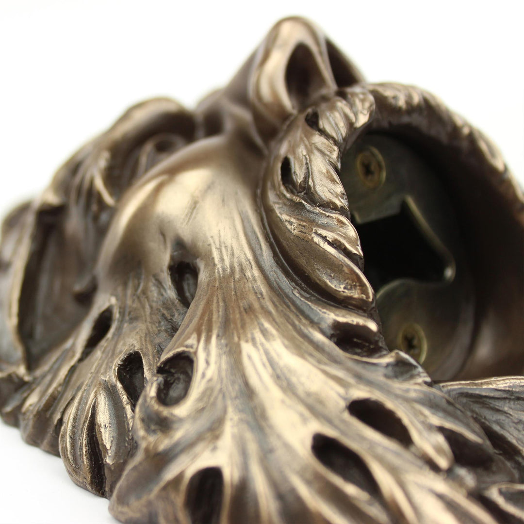 Wall Mounted Character Bottle Opener - Green Man (Bronze)