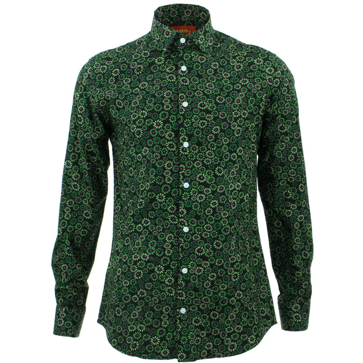 Tailored Fit Long Sleeve Shirt - Floral Burst