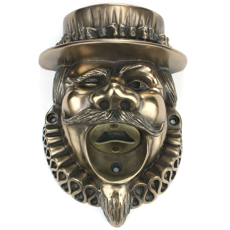 Wall Mounted Character Bottle Opener - Beefeater (Bronze)