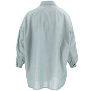 Woven Blouse Shirt - Grey Stripe