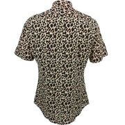 Slim Fit Short Sleeve Shirt - Leopard