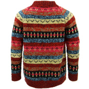 Chunky Wool Knit Jumper - 17 Red