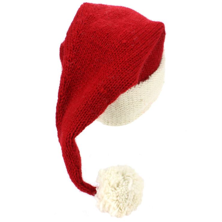 Wool Knit Santa Hat