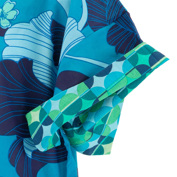 Modern Kimono Pocket Dress - Blue Dream