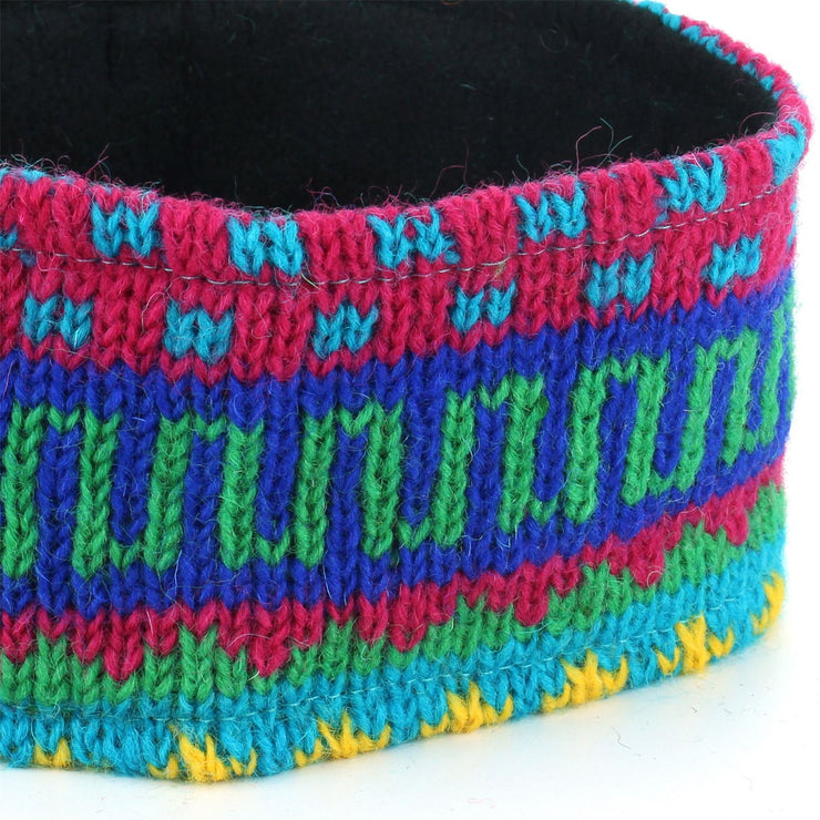 Wool Kint Headband - Carnival