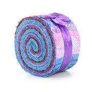 Jelly Roll - 40 Strips of 2.5" x 37" Cotton Batik