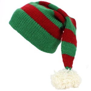 Bonnet d'elfe en tricot de laine