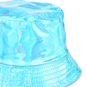 Holographic Bucket Hat - Shiny Turquoise