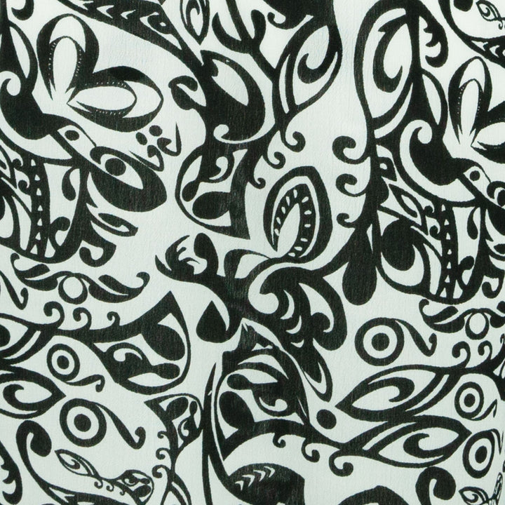 Shirred Comfy Dress - Mono Vines