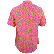 Tailored Fit Short Sleeve Shirt - Dotty Pink