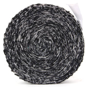 Cotton Batik Jelly Roll Pre Cut Fabric Bundle - Black & White