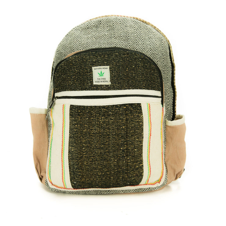 Handmade Natural Hemp Bag - Backpack