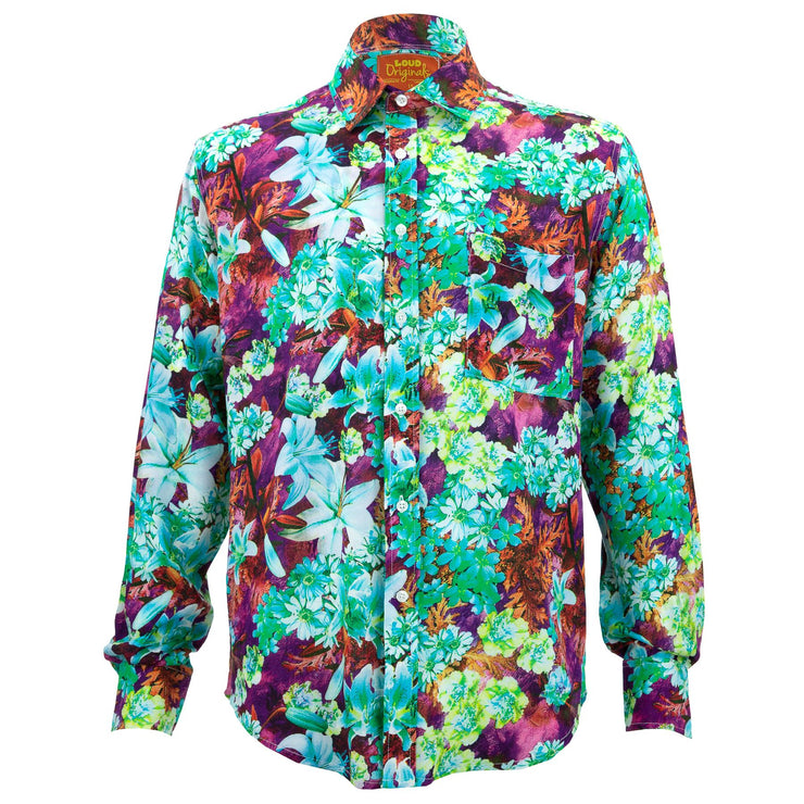 Regular Fit Long Sleeve Shirt - Violet Garden