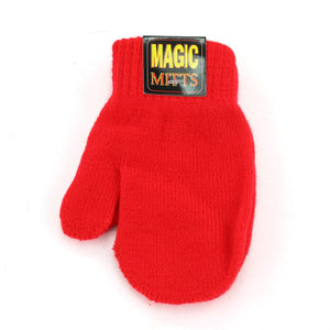 Magic Gloves Stretchy Mittens - Red