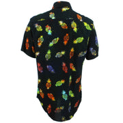 Tailored Fit Short Sleeve Shirt - Rainbow Pineapples