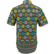 Regular Fit Short Sleeve Shirt - Geometric Digital