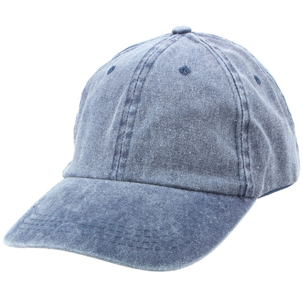 Pre-washed Baseball Cap - Blue