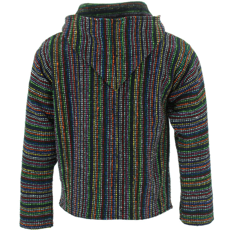 Mexican Baja Jerga Zip Hoody Jacket - Multifleck