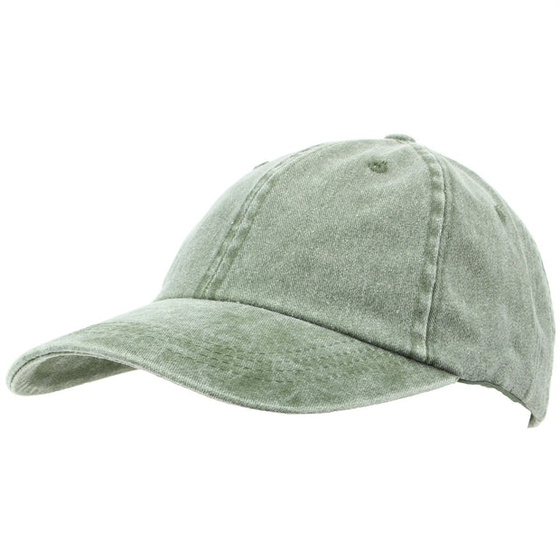 Pre-washed Baseball Cap - Green