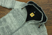 Hand Knitted Wool Hooded Jacket Cardigan - SD Grey