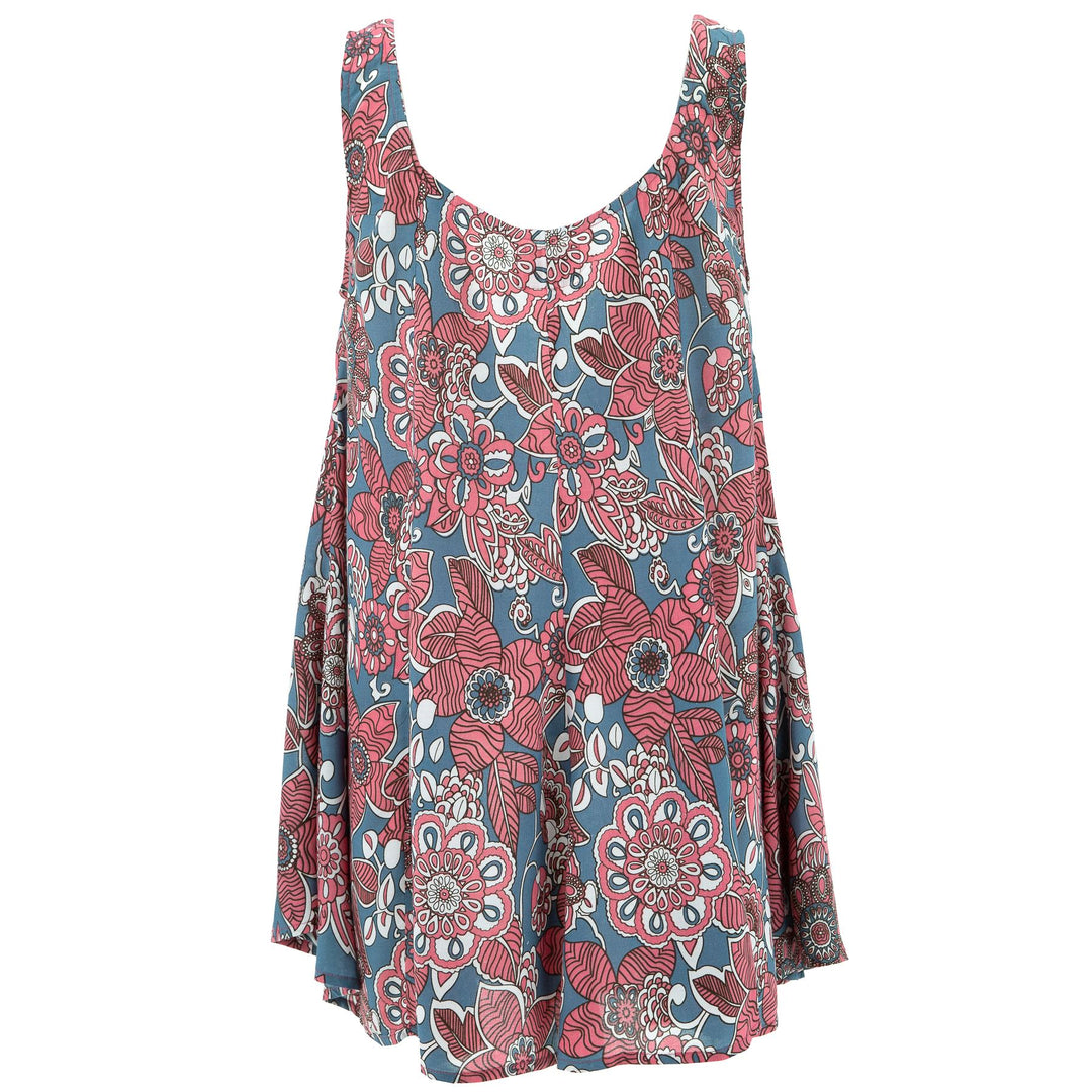 Floaty Dolly Dress - Blush Retro Flower