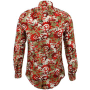 Tailored Fit Long Sleeve Shirt - Floral Blend