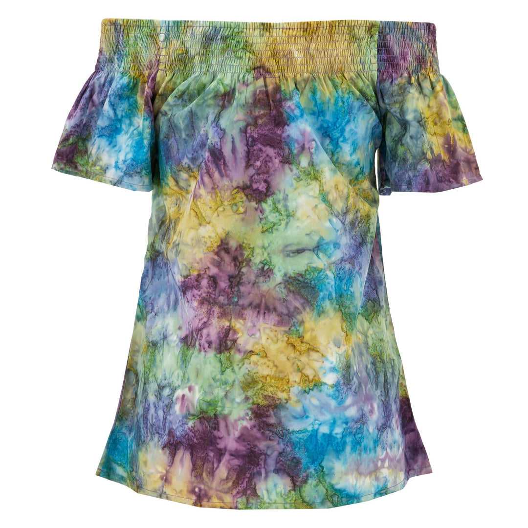 Shirred Super Top - Saffron Impression