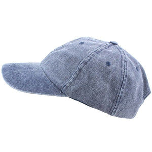 Casquette de baseball prélavée - Bleu