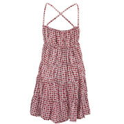 Tier Drop Summer Dress - Perennial Red