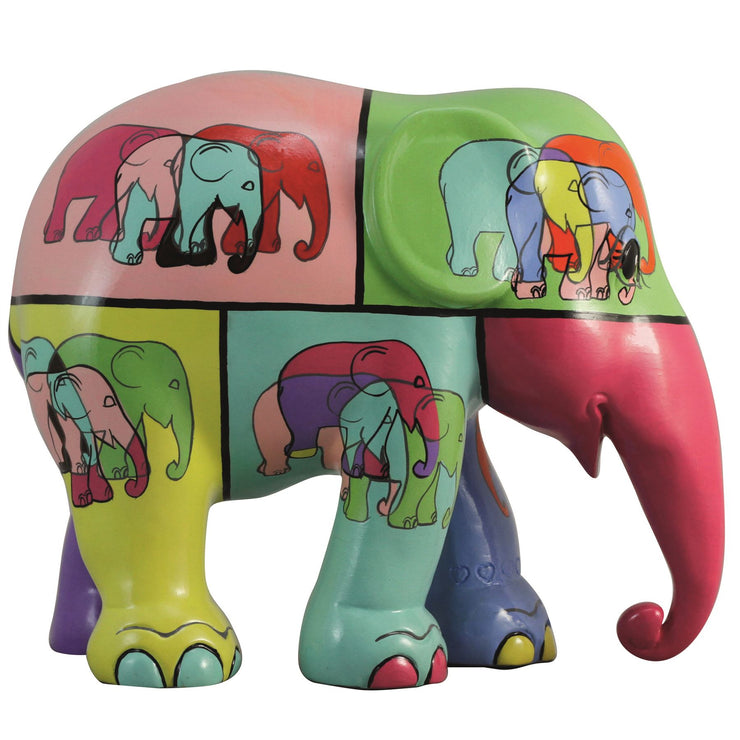 Limited Edition Replica Elephant - Pop Art