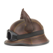Viking Horned Novelty Festival Helmet with Goggles - Brown