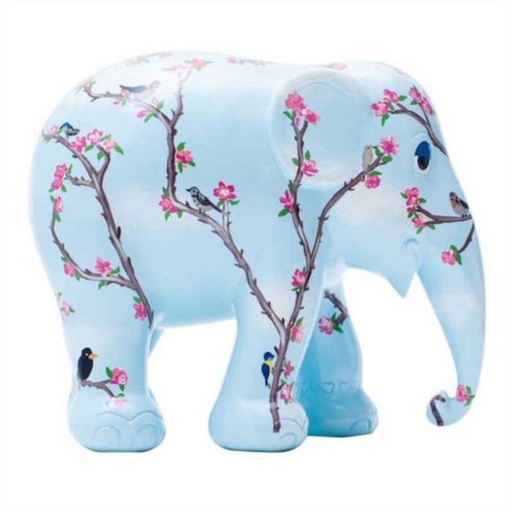Limited Edition Replica Elephant - Blossom and Birds (10cm)