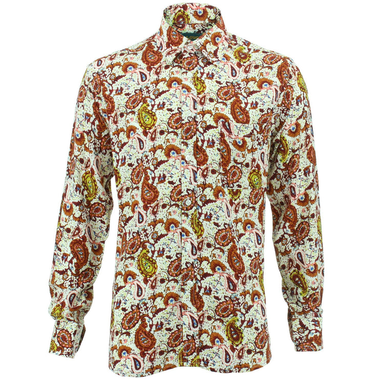Regular Fit Long Sleeve Shirt - Paisley Blossom